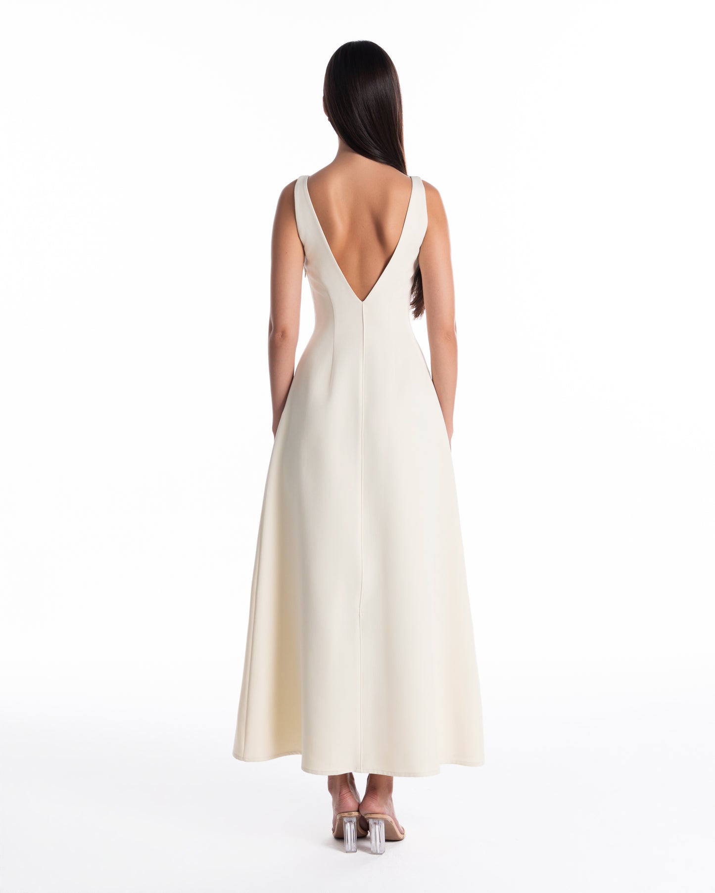 Deep V Neck Dress
