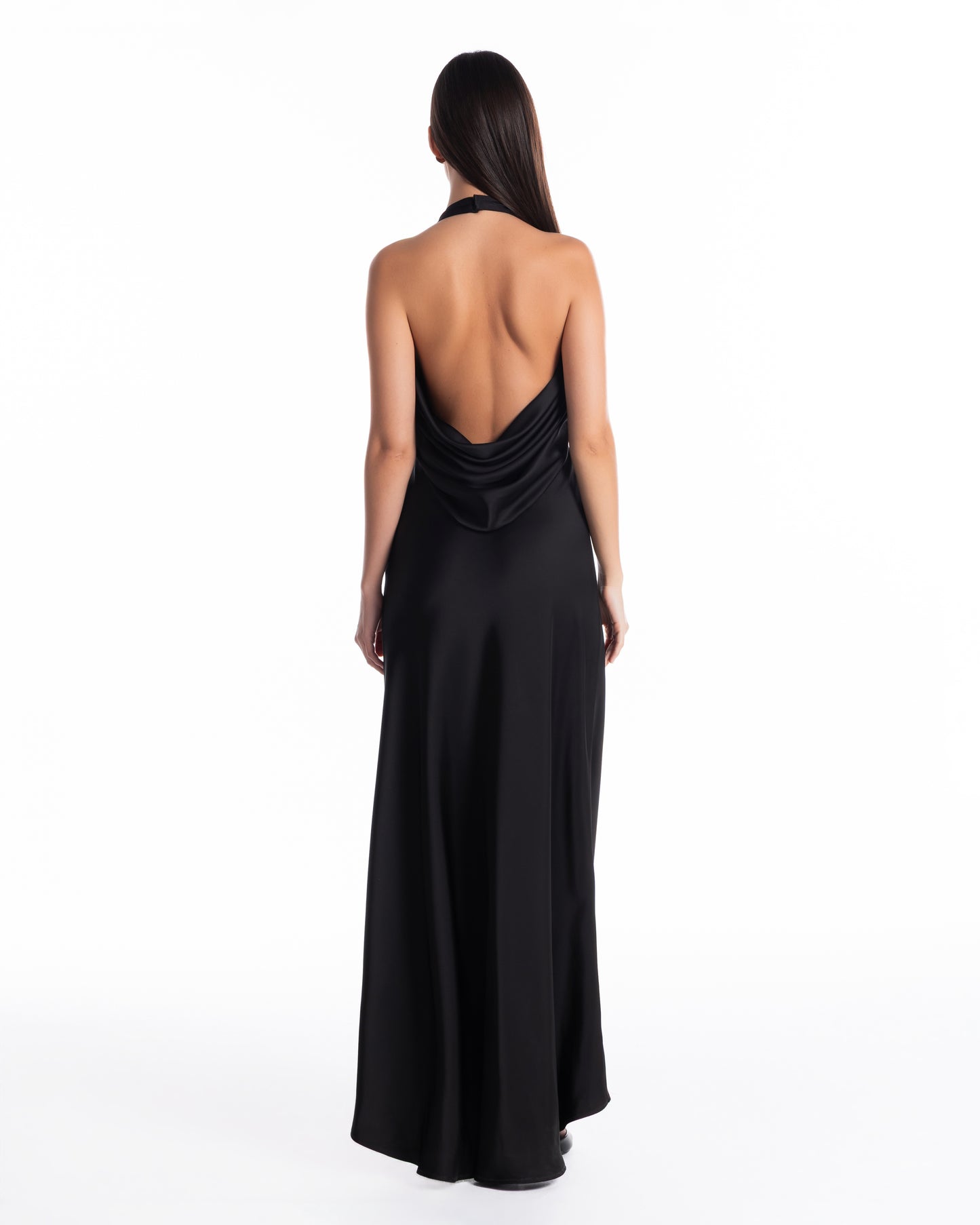 Halter Neck Cowl Back